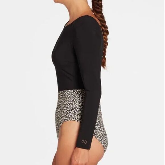 NWT CALIA by Carrie Underwood Tie Back One Piece LS Swimsuit 6 - Picture 3 of 11